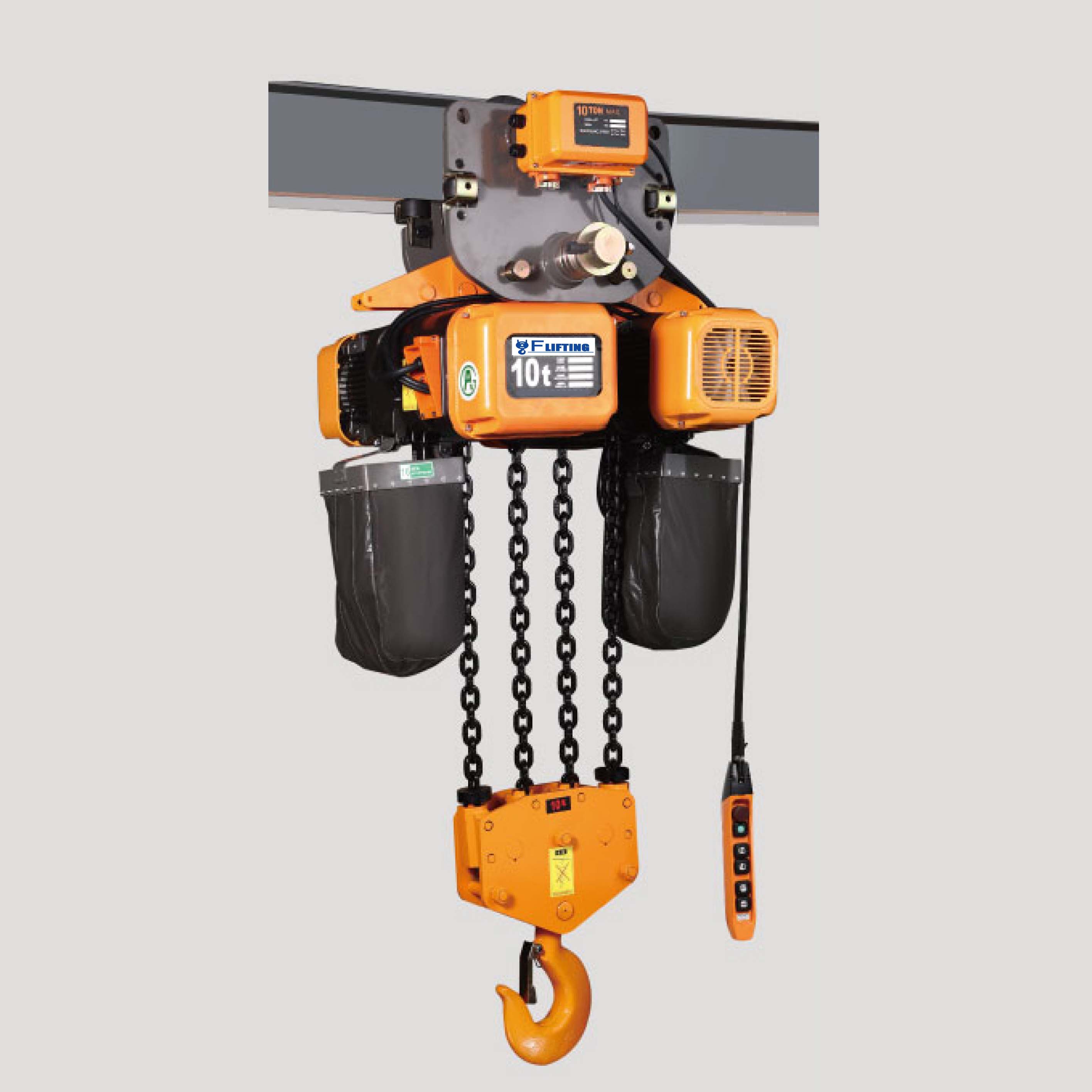 10 Ton Motorized Single Speed Electric Chain Hoist