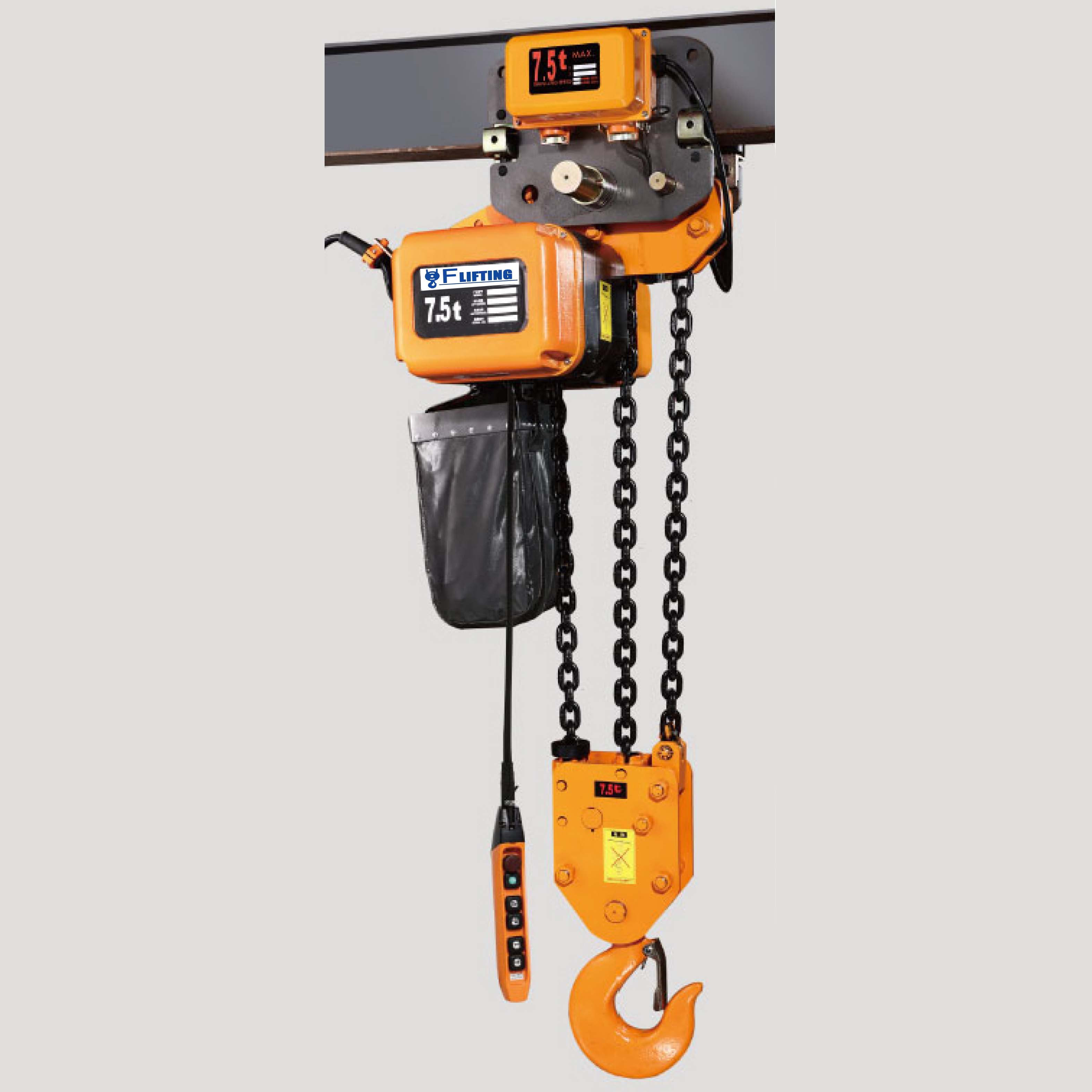 Motorized 7.5T Single Speed Electric Chain Hoist