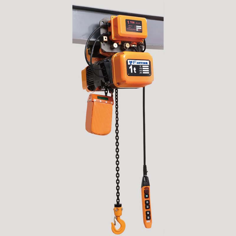 Motorized 1-5T Single Speed Electric Chain Hoist 